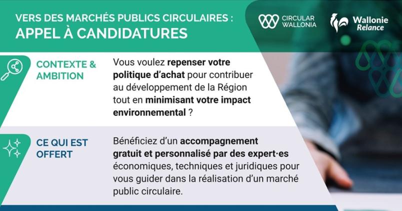 Appel à candidatures "Vers des marchés publics circulaires"