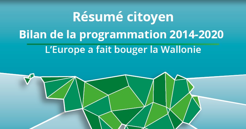 Le Résumé citoyen fait le bilan de la programmation 2014-2020