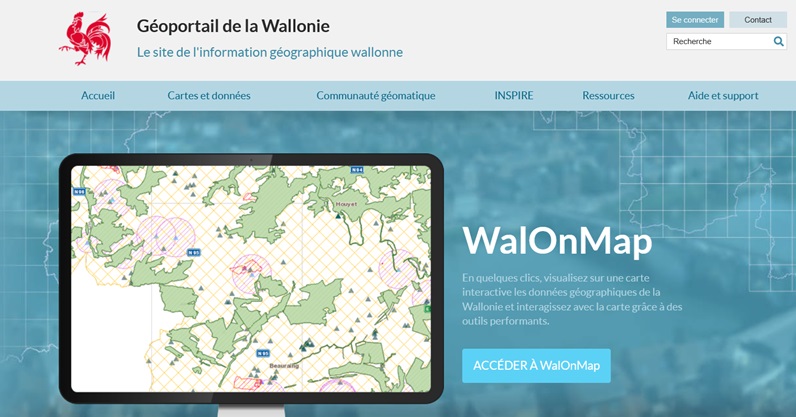 Les projets FEDER sont disponibles sur WalOnMap